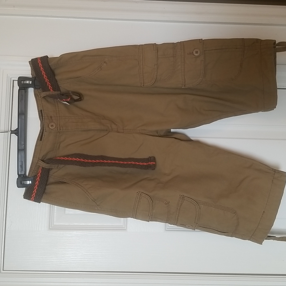 Dark Khaki Cargo shorts